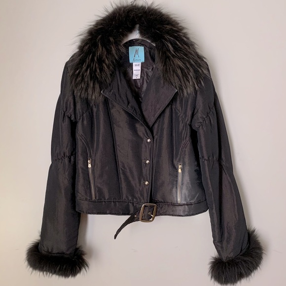 Vintage Marciano size 6 bomber jacket - Picture 2 of 15